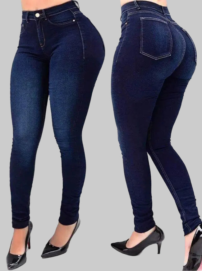 Sexy High-Waisted Slim Shaping Denim Jeans