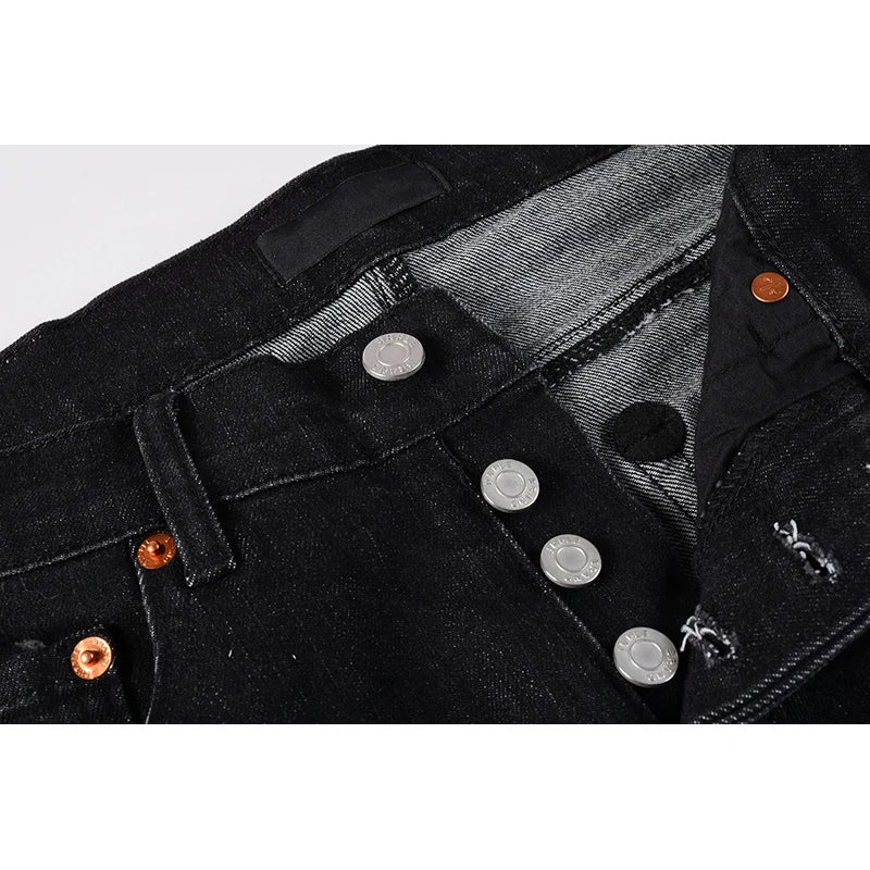 American High Street Distressed Stretch Skinny Jeans