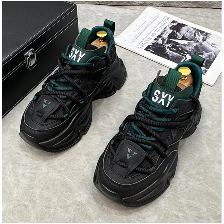 Vulcanized Breathable Chunky Running Sneakers