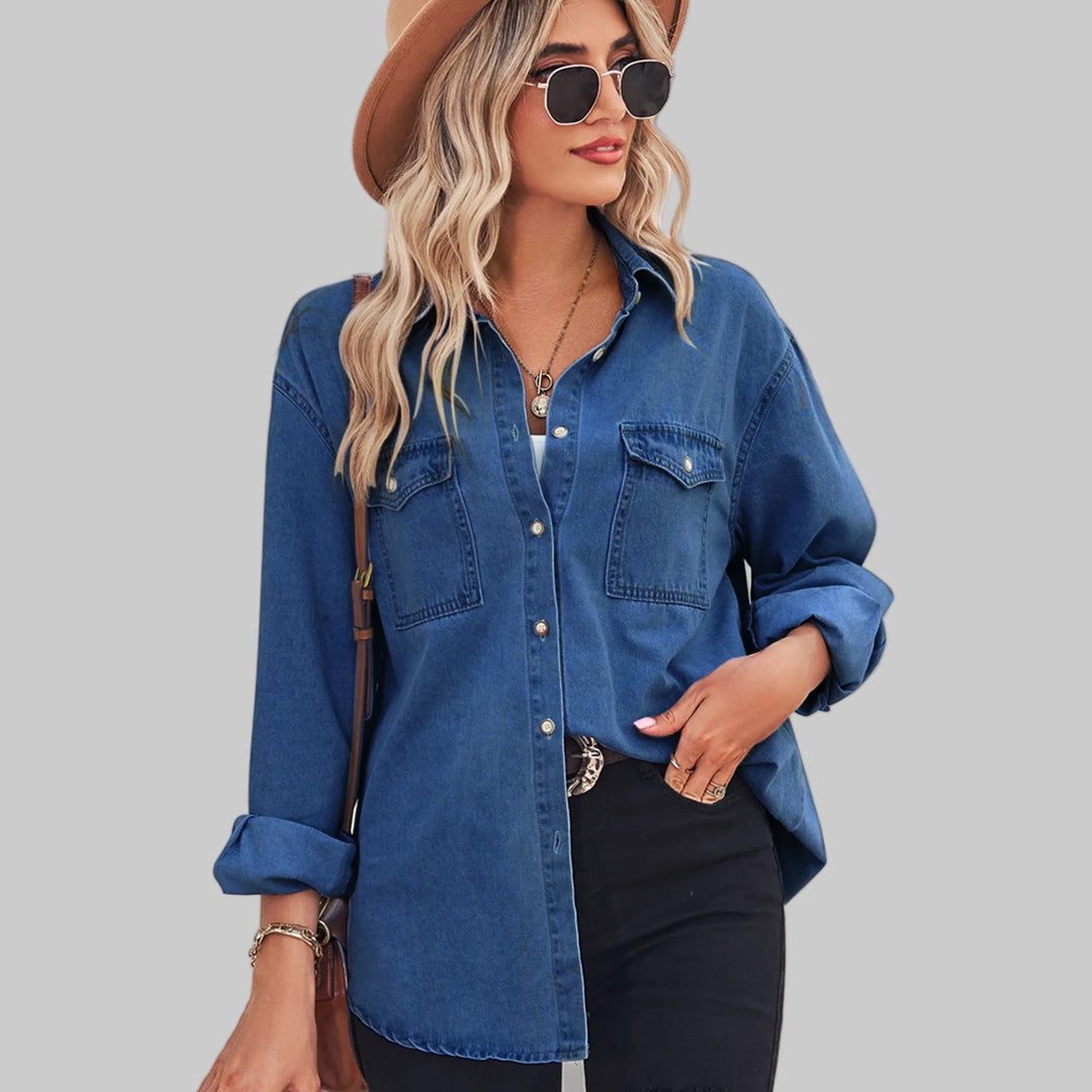 Casual Loose Vintage Denim Shirt