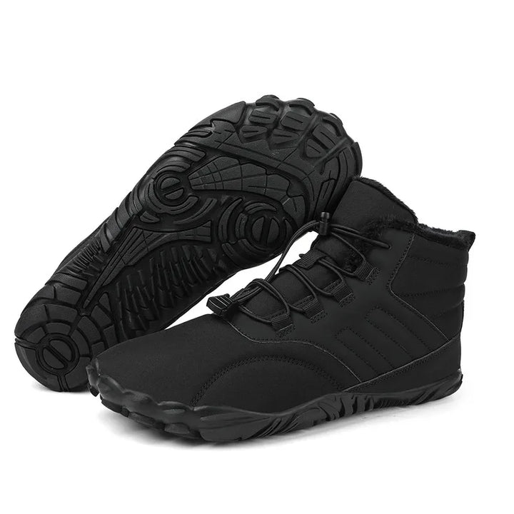 Waterproof Cotton Fleece-Lined Winter Hiking Boots