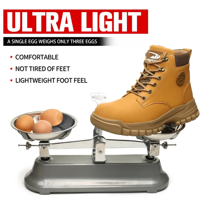 KEITHA | Lightweight Indestructible Steel Toe Safety Shoes