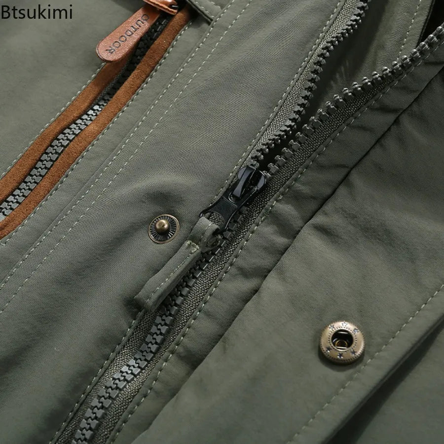 Fleece Lined padded Thickened Parkas Jackets