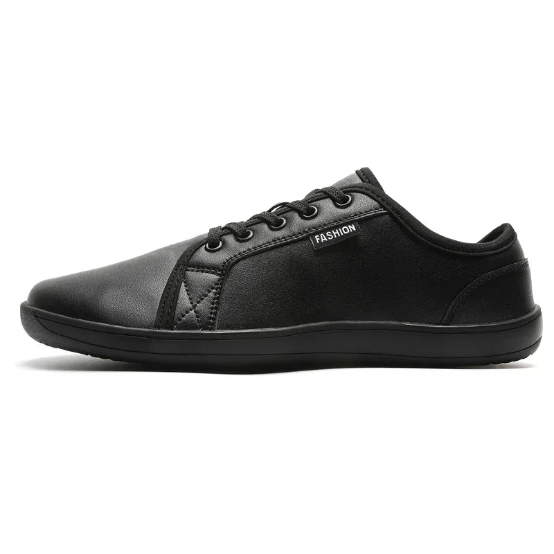 Barefoot Unisex Wide Width Leather Walking Shoes