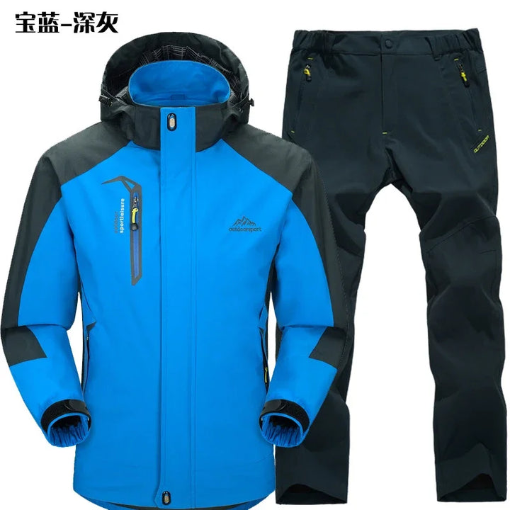 Thermal Fleece Waterproof Hooded Hiking Jackets