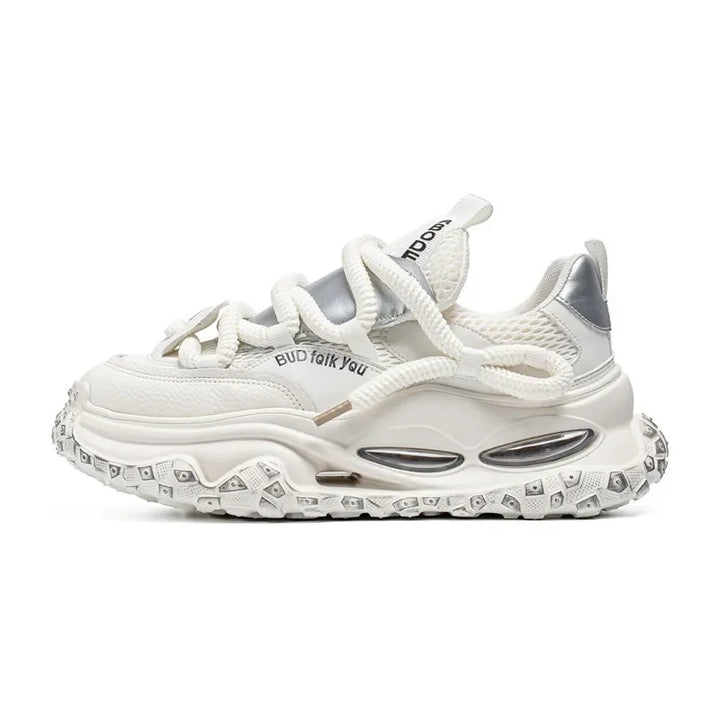Breathable Shock Mesh Chunky Sneakers