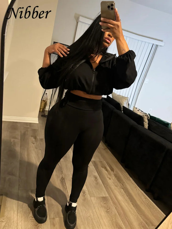 Lightweight Zip-Up Jacket and Matching Leggings