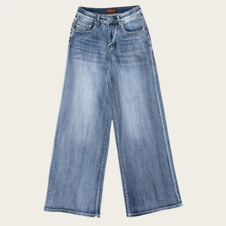 Retro Loose Straight Denim Jeans