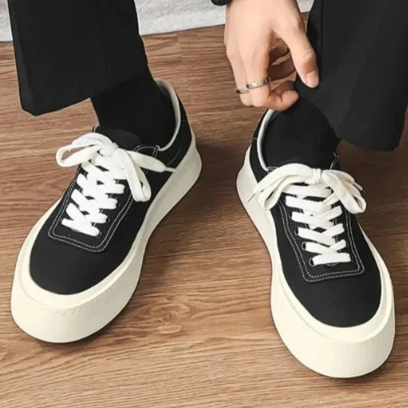 Durable Non-Slip Low Top Chunky Canvas