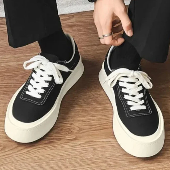 Durable Non-Slip Low Top Chunky Canvas
