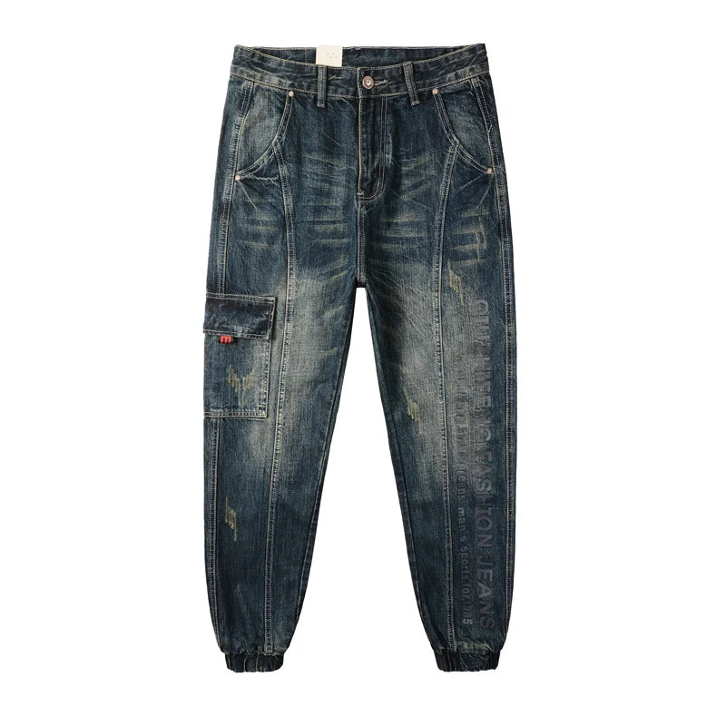 Y2K Retro Loose Fit Men's Jeans