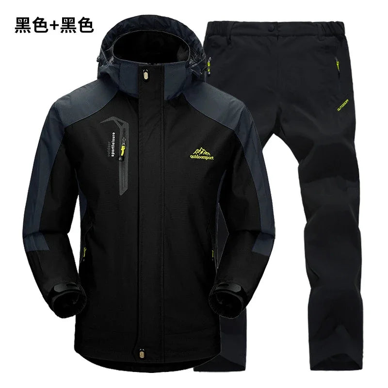 Thermal Fleece Waterproof Hooded Hiking Jackets