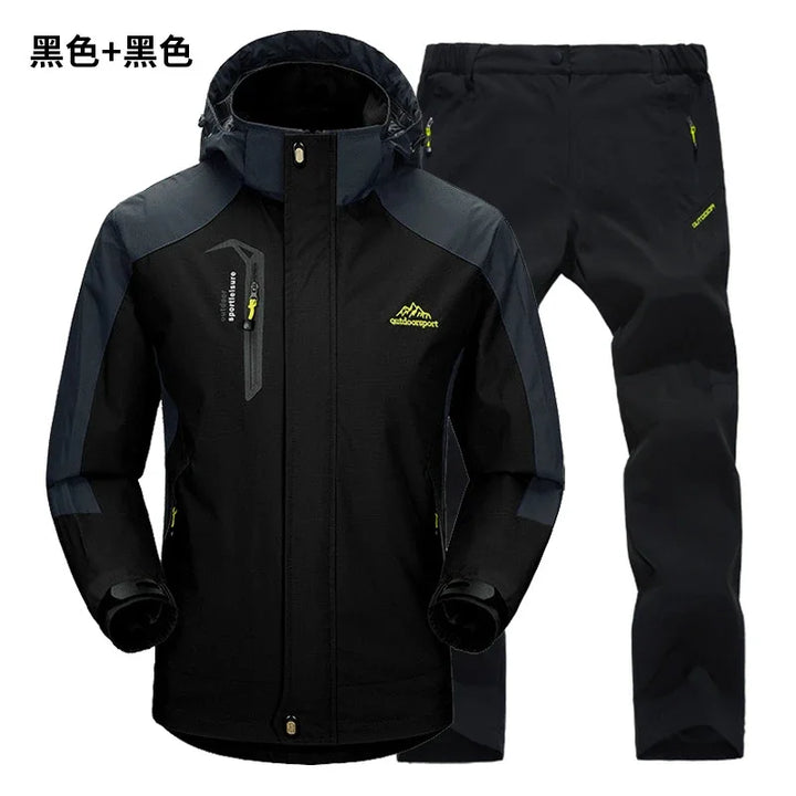 Thermal Fleece Waterproof Hooded Hiking Jackets