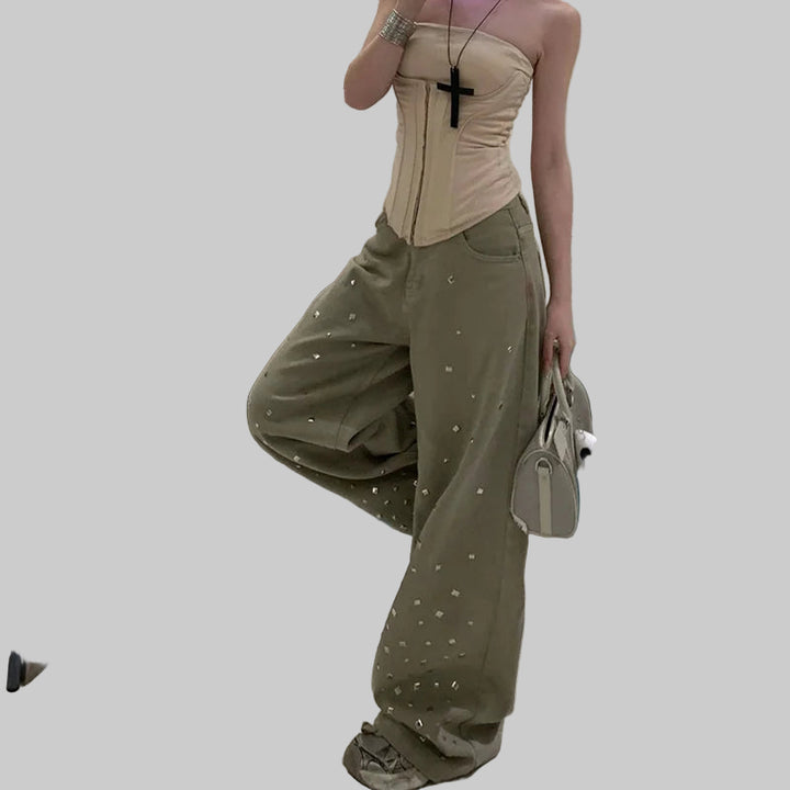 Oversized Retro Wide Leg Cargo Pants