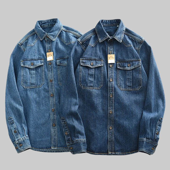 Loose Fit Heavy Duty Denim Shirt