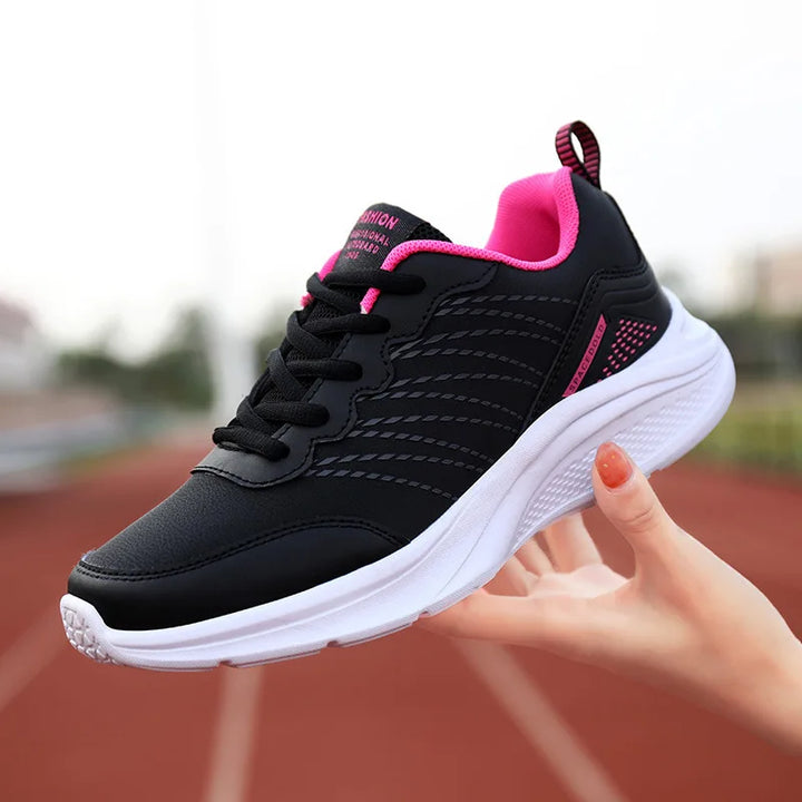 Waterproof Leather Chunky Sneakers