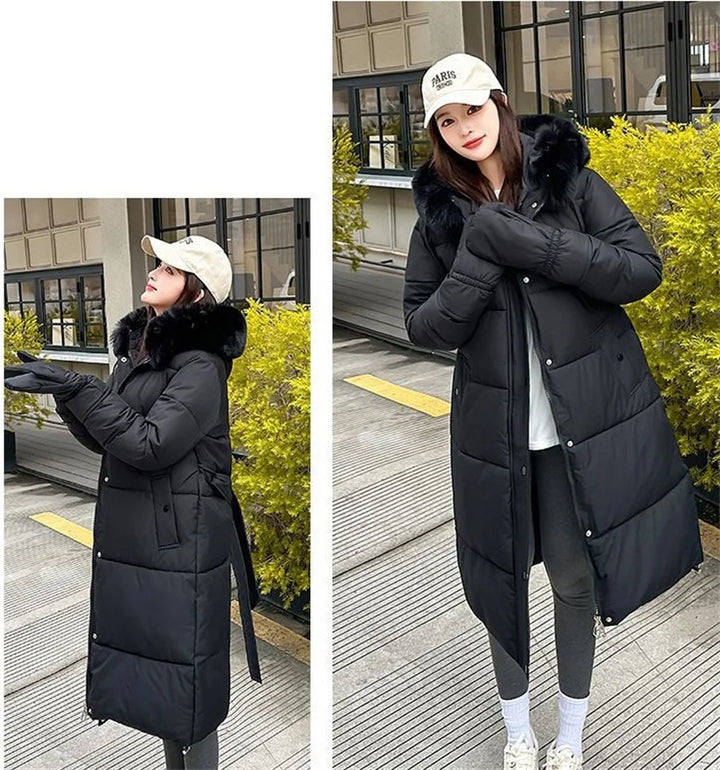 High-Quality Cotton Padded Stylish Winter Down Parka Coat
