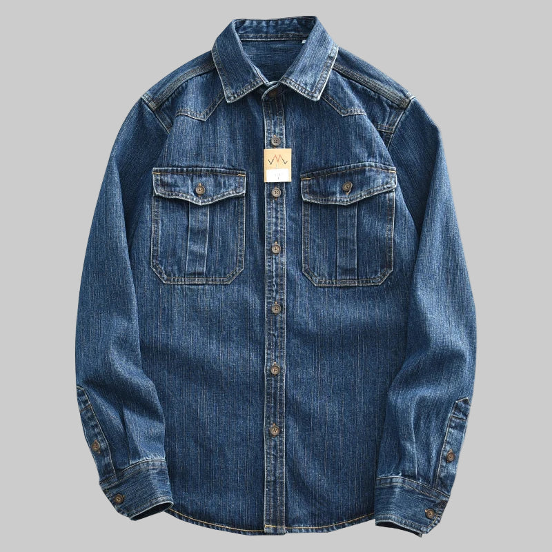 Loose Fit Heavy Duty Denim Shirt