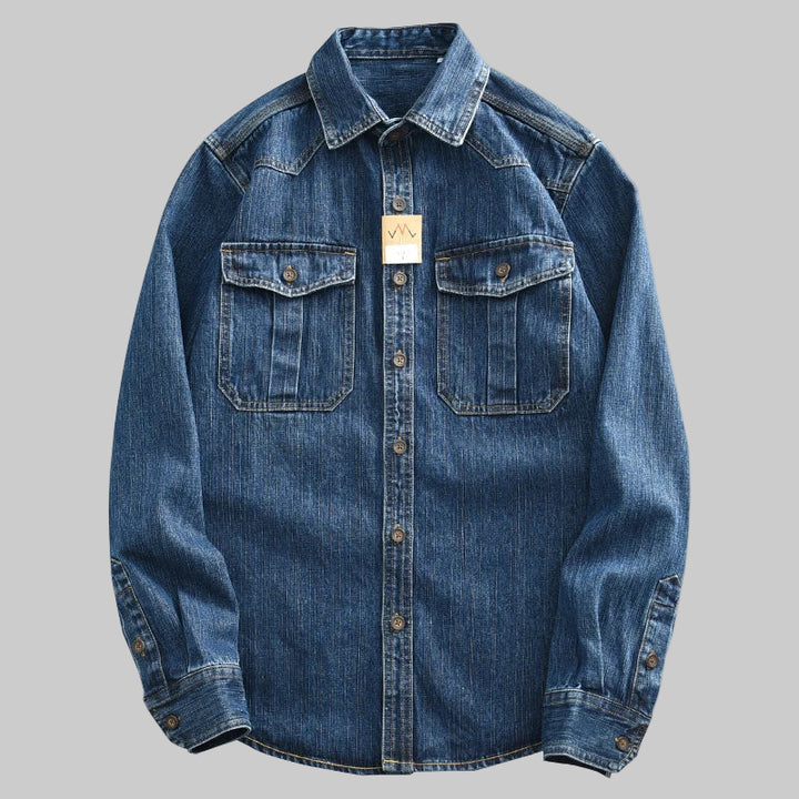 Loose Fit Heavy Duty Denim Shirt