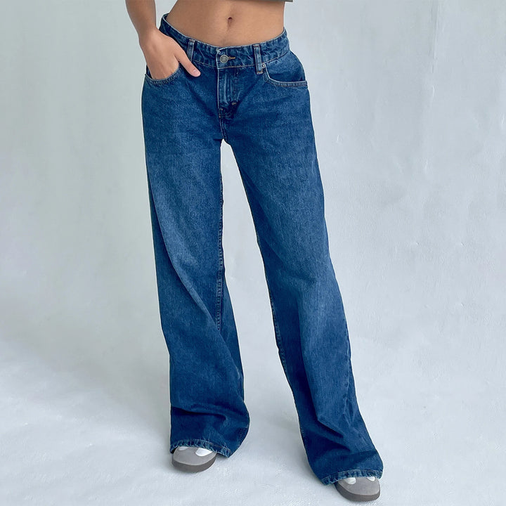 Trendy Y2K Baggy Low Rise Jeans