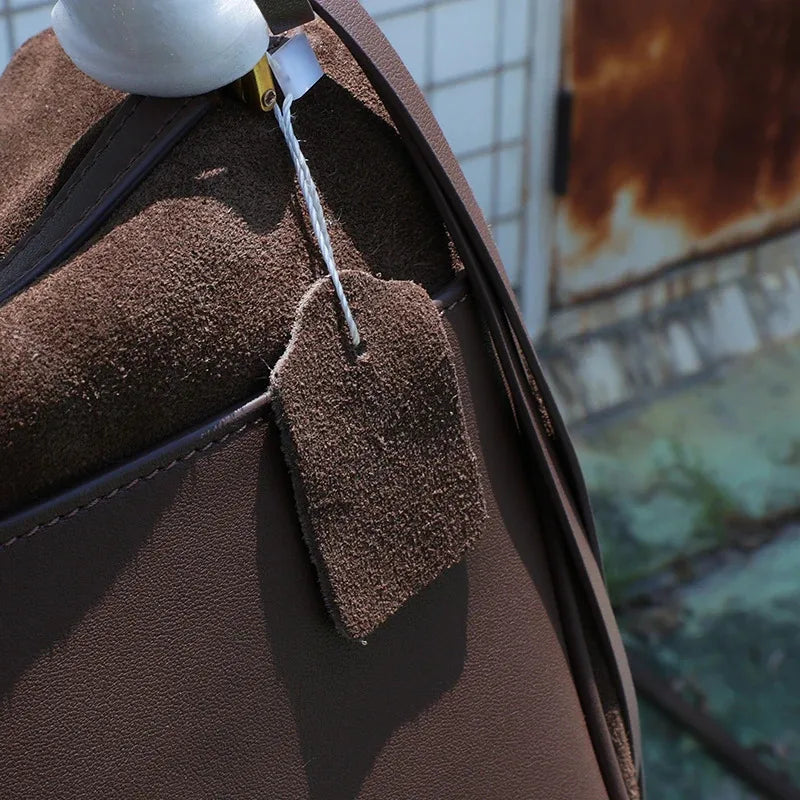 RUMEA | Cowhide Leather Rodeo Tote Bag