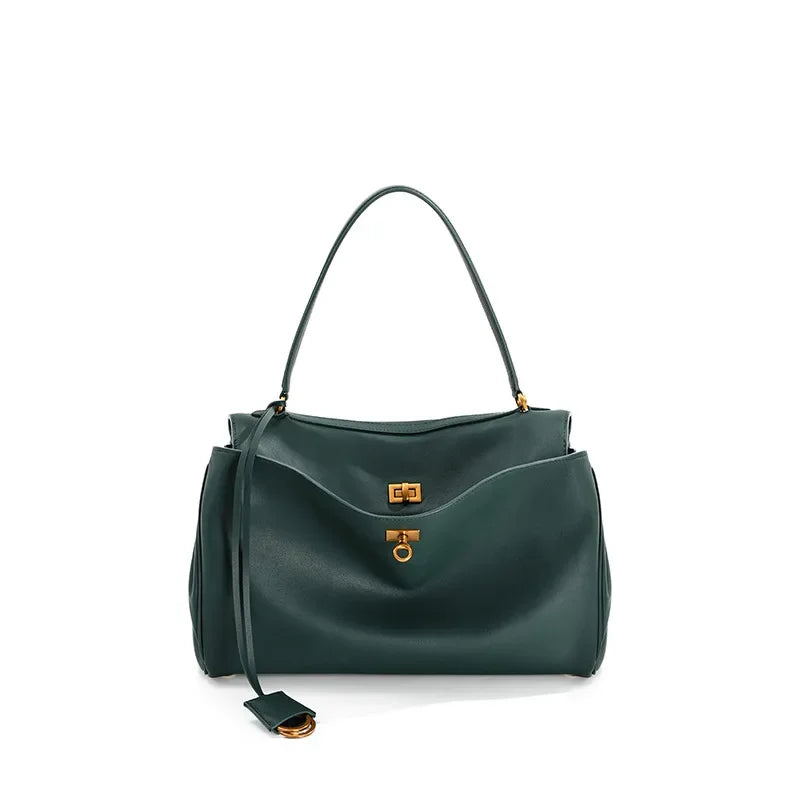 Rodeo Leather Spacious Commuter Tote Bag