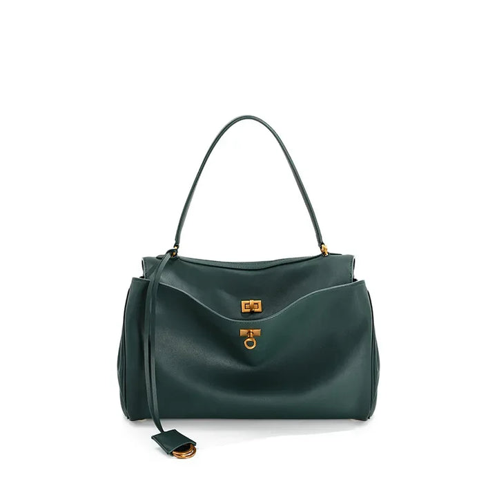 Rodeo Leather Spacious Commuter Tote Bag