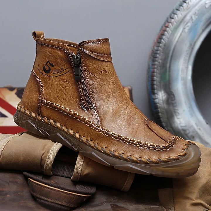 KARMA | Handmade Leather Casual Ankle Shoes