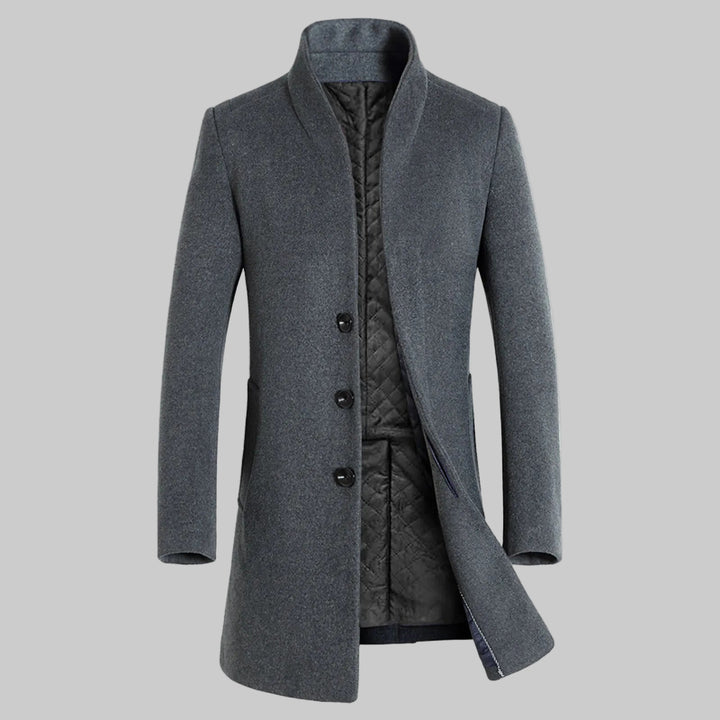 Single-Breasted Lapel Collar Long Sleeve Pocket Jacket