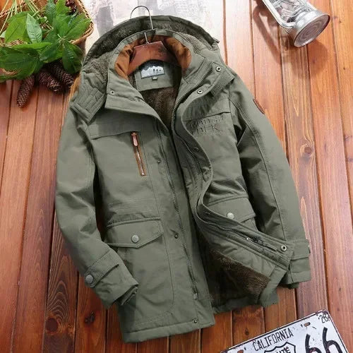 Hooded Premium blend Winter Jacket