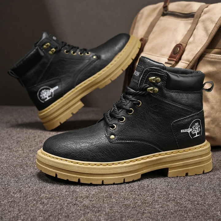 British Style High-Top Boots