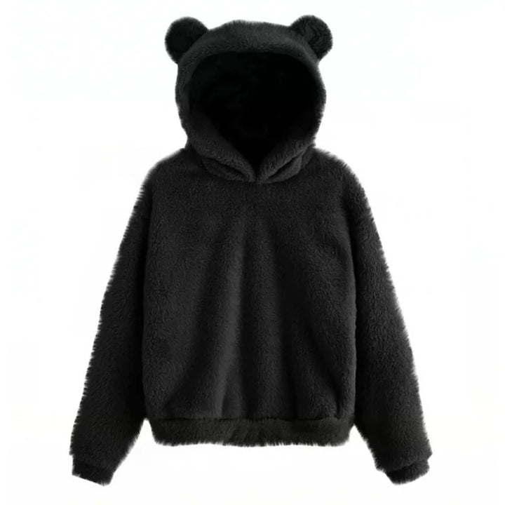 Cozy Plush Rabbit Ear Hoodie Sweatshirt