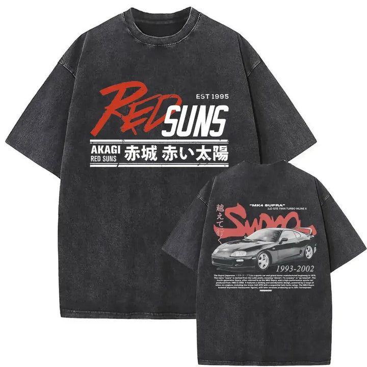Anime Initial D Drift AE86 & JDM Vintage T-Shirt