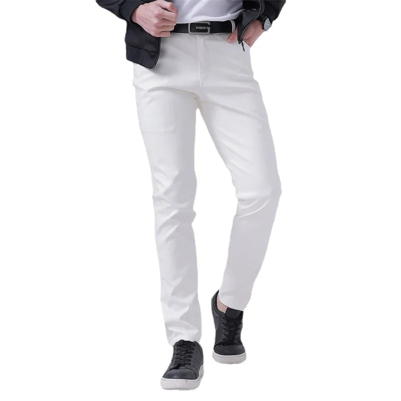 Men's Fashion Leather Pants