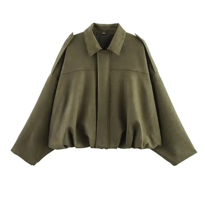 Spring Velvet Feel Pilot Coat