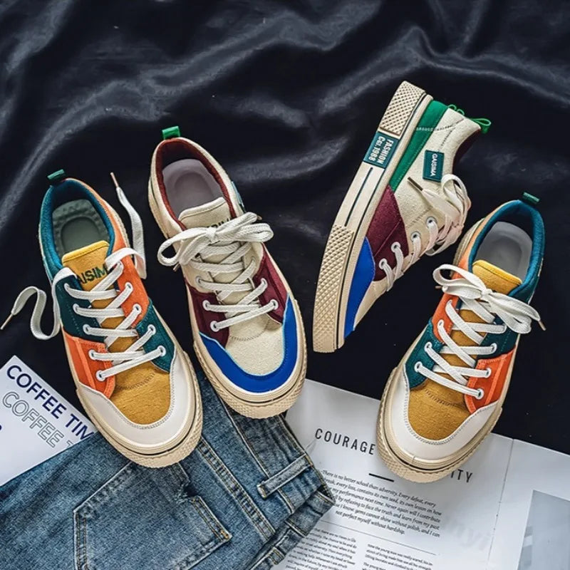 Breathable Non-Slip Color Block Sneakers