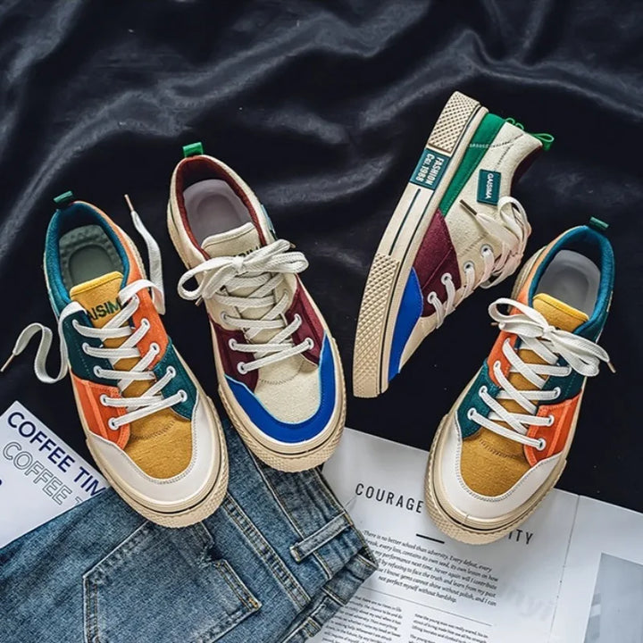 Breathable Non-Slip Color Block Sneakers