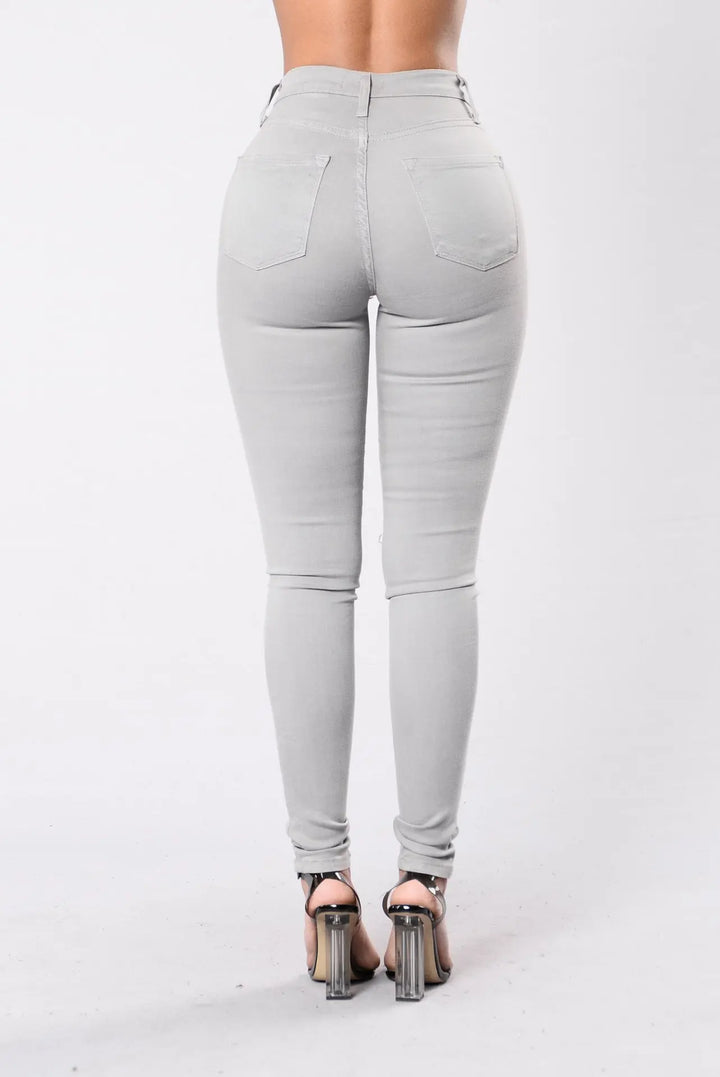 Sexy High-Waisted Slim Shaping Denim Jeans