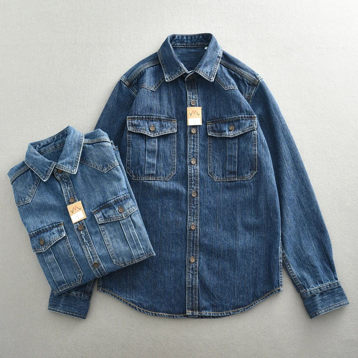 Loose Fit Heavy Duty Denim Shirt