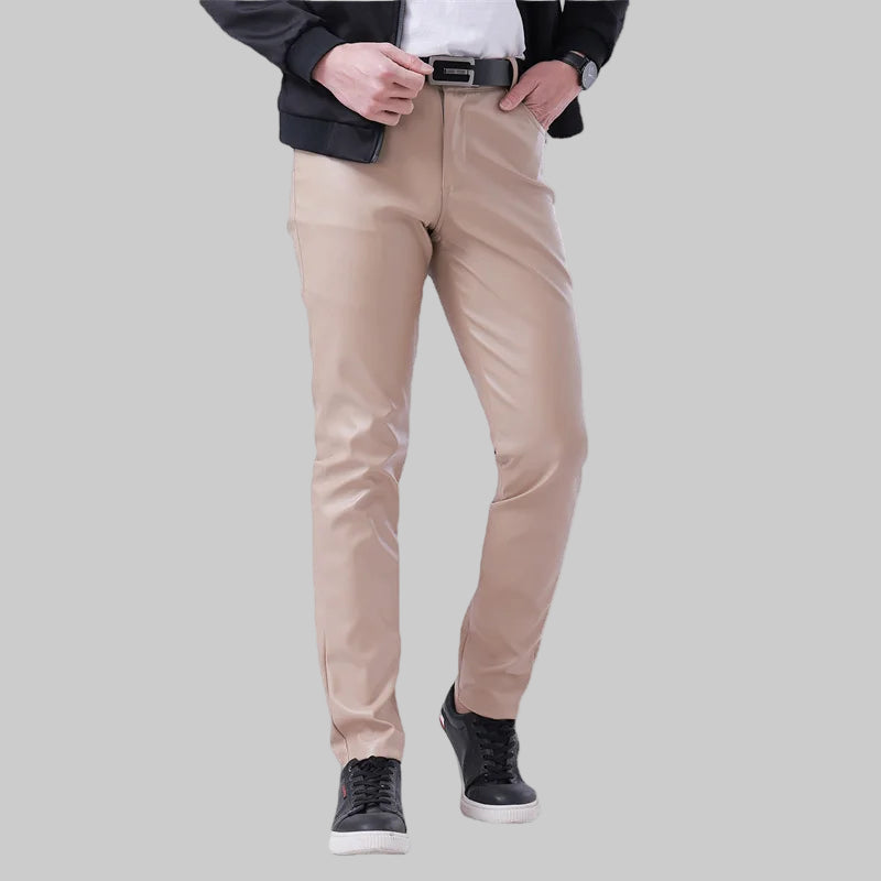 Men's Fashion Leather Pants