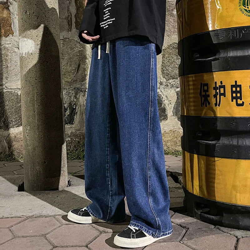 High Street Casual Wide Leg Jeans