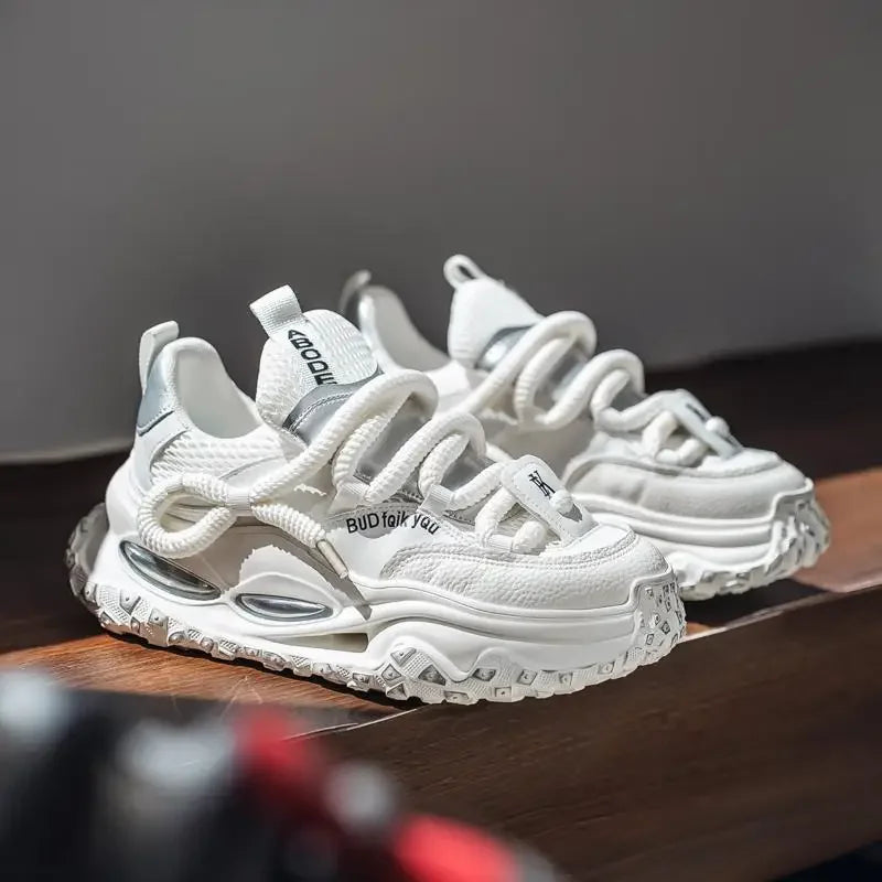 Breathable Shock Mesh Chunky Sneakers