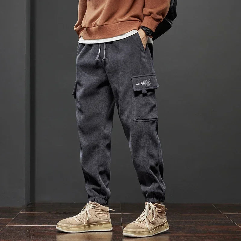 Stretchy Drawstring Harem Joggers
