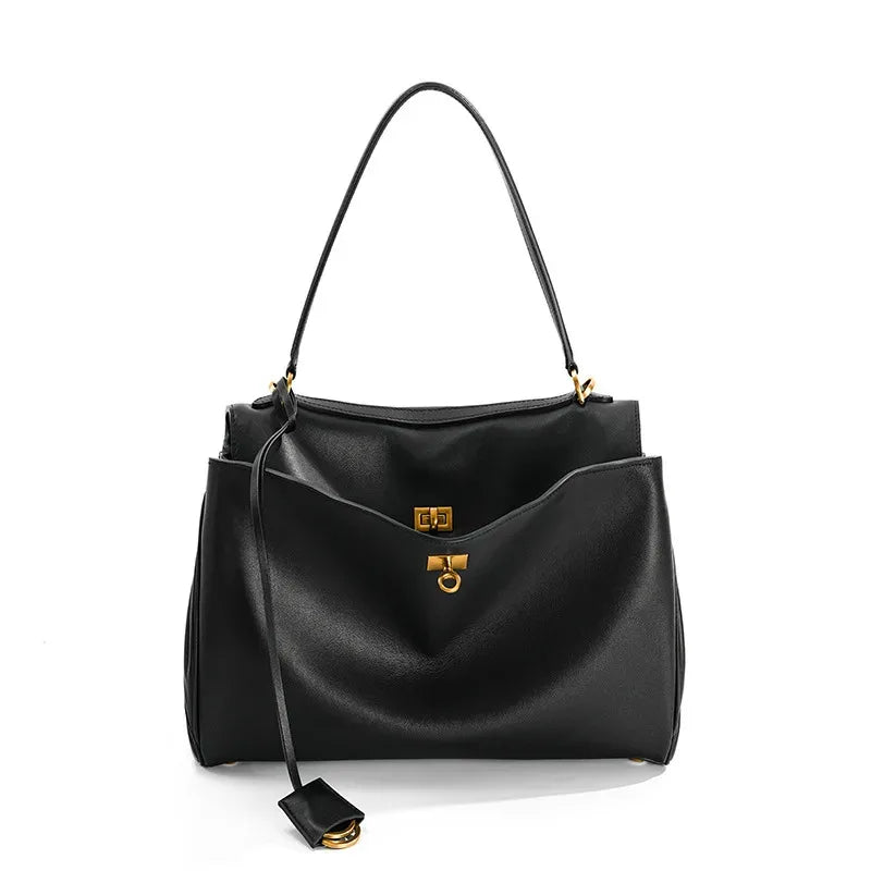 Rodeo Leather Spacious Commuter Tote Bag