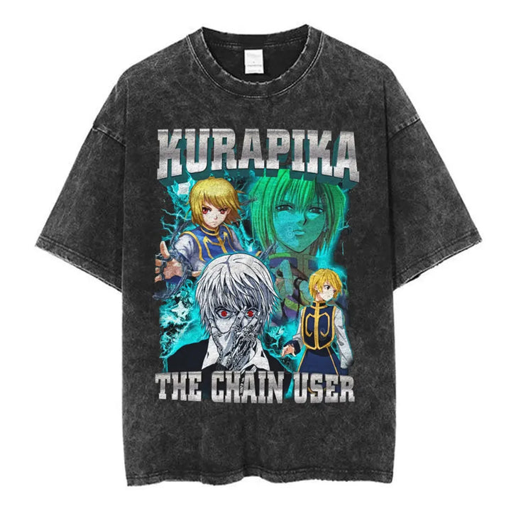 Vintage Washed Hunter x Hunter Logo T-Shirt