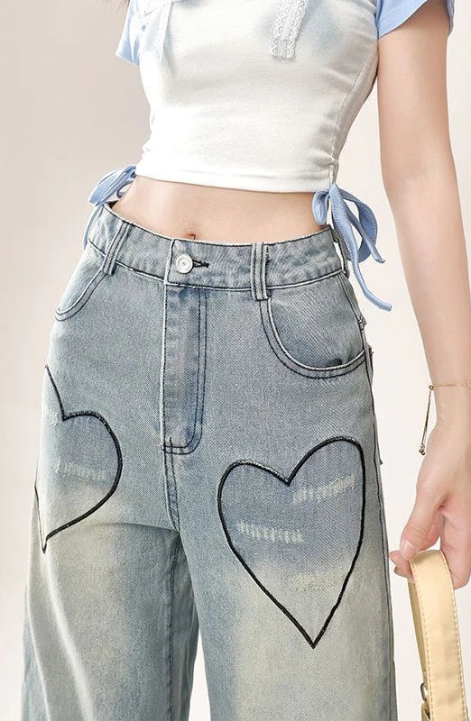 Loose Fit Cargo Jeans
