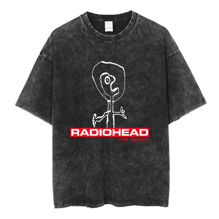 Radiohead Unisex Washed Cotton Tees