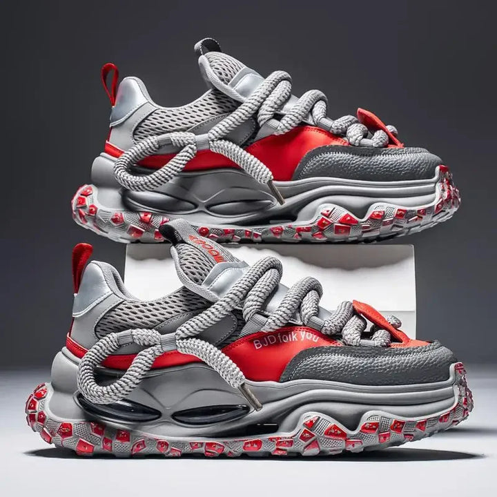 Breathable Shock Mesh Chunky Sneakers
