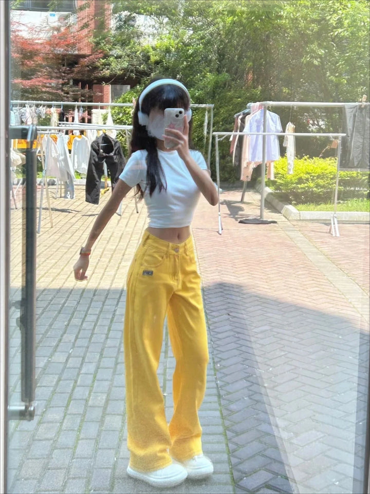 Harajuku High-Waisted Cargo Jeans