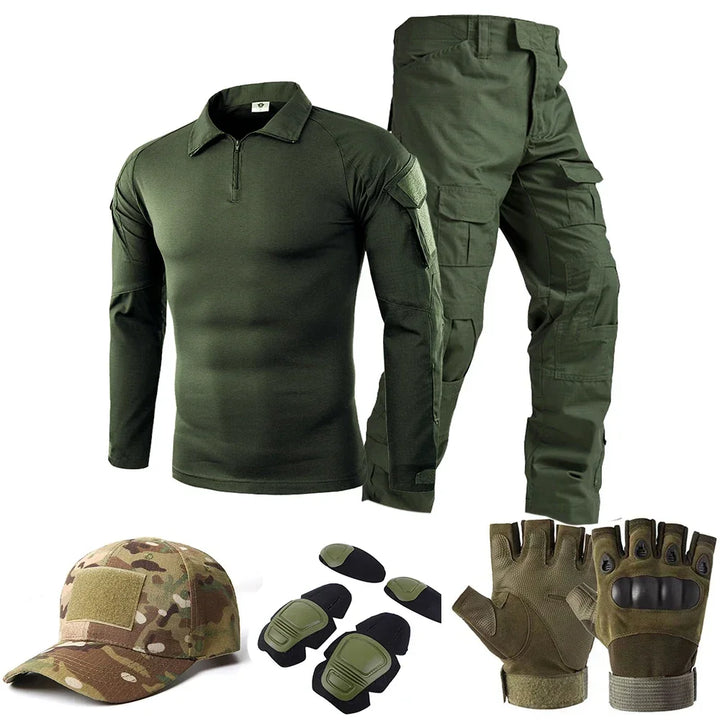 Tactical Military Camouflage Uniform Set